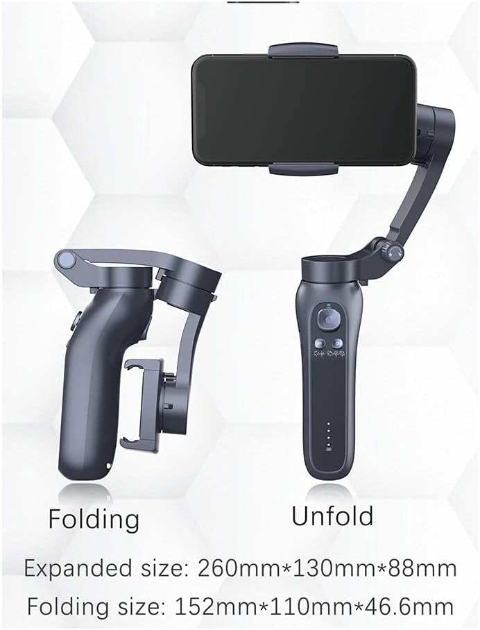 ygqzm 3 axis handheld gimbal stabilizer with remote support universal adjustable direction phone stabilizer vlog live