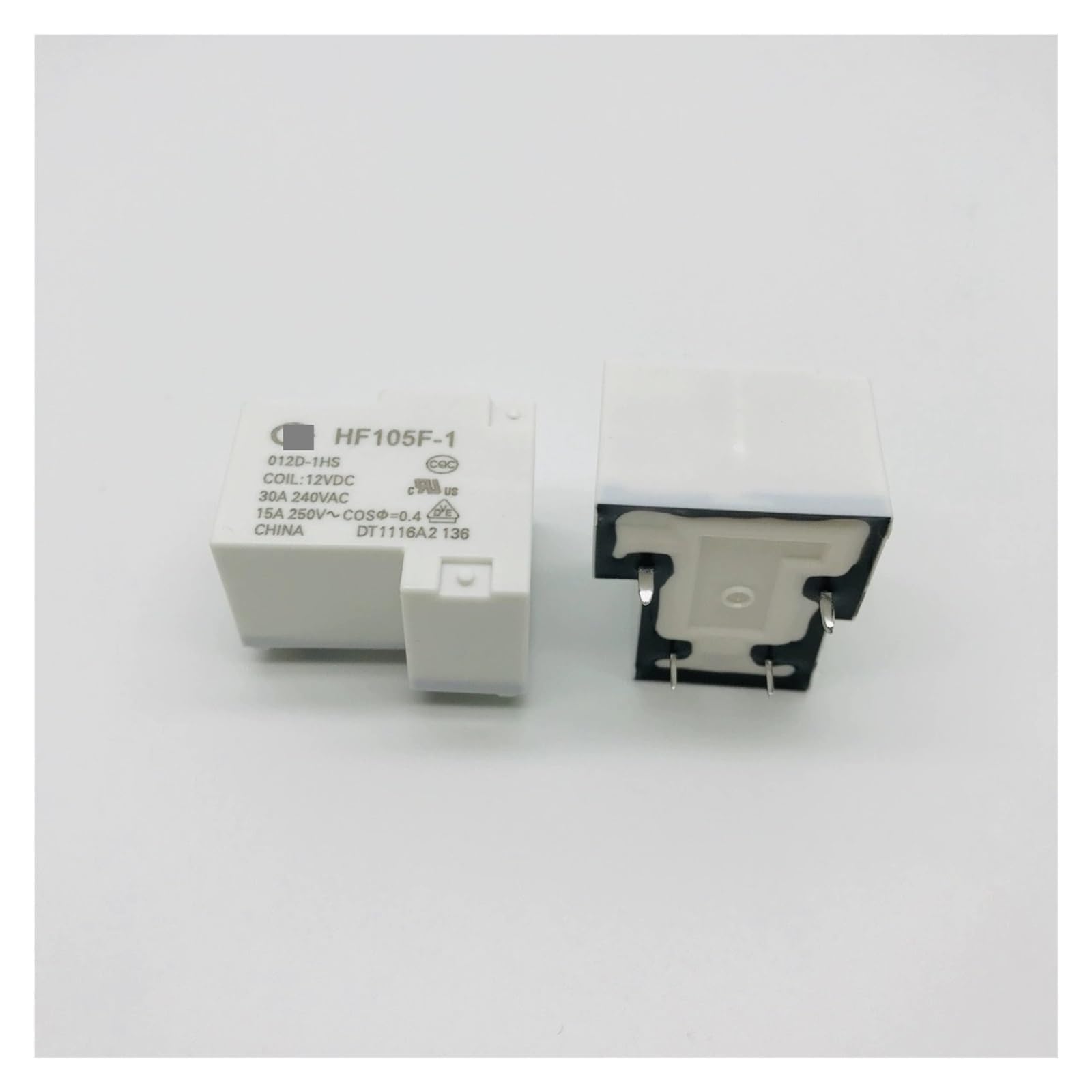 AEVHBAMXN 1pc JQX-105F-1-012D-1HS HF105F-1-012D-1HS 4-pin 30A