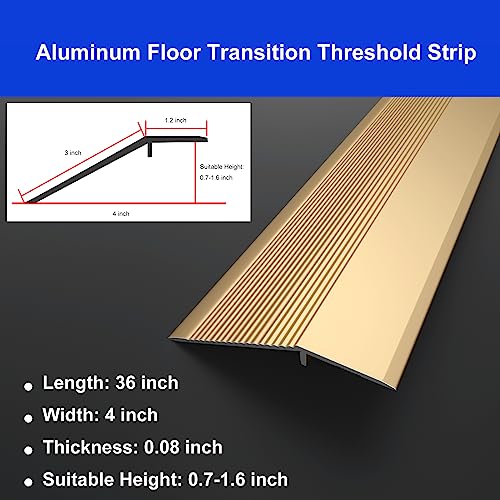 Snapklik.com : Aluminum Floor Transition Threshold Strip, 36 Inch ...