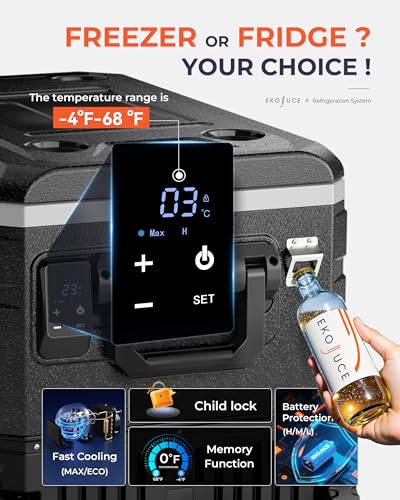 Portable Camping Refrigerator Freezer