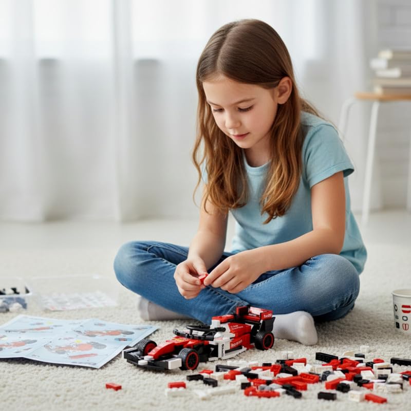 Apex Carbon-X F1 Car 238 Pcs Building Blocks Set Pack of 238 - Image 5