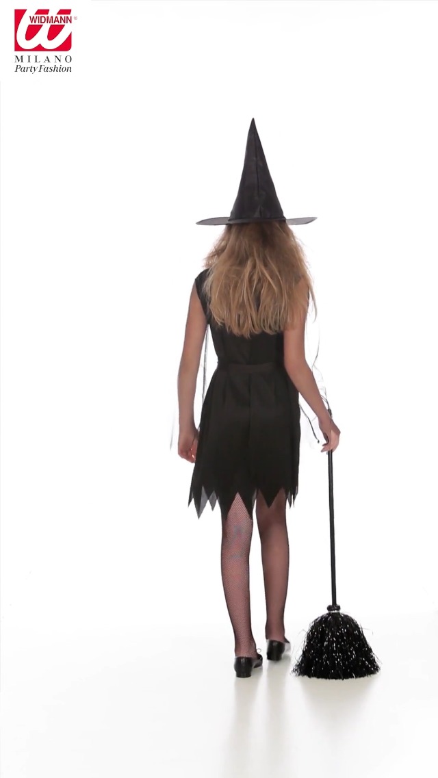 Escoba De Bruja Para Disfraces - Accesorio De Halloween Y Carnaval, 107 Cm