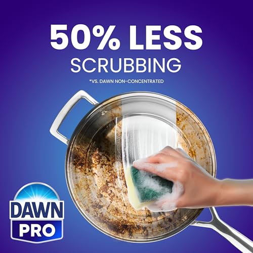 Image of Dawn PRO Heavy Duty Manual Pot and Pan Detergent, Dish Soap Liquid for Dishwashing by Hand, Bulk Concentrate for Commercial Use, 1 gal (Case of 4)