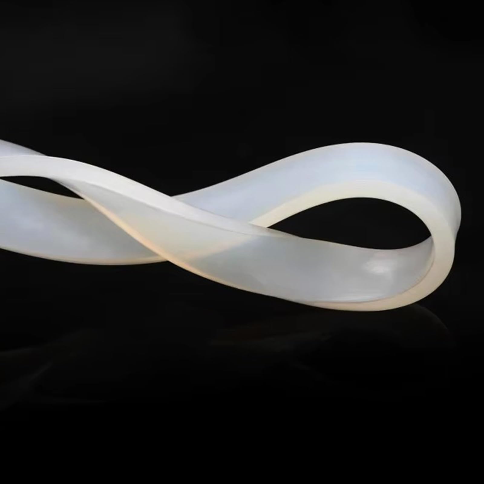 Solidna uszczelka z gumy silikonowej odporna na wysokie temperatury 1M, 5 mm x 5 mm / 10 mm / 15 mm / 20 mm / 30 mm (20 x 30 mm)