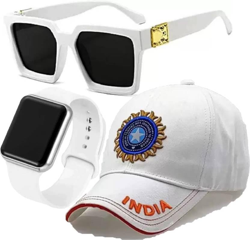 Pack of 3 Stylish Dial Watch, Stylish Sport Baseball Cap & Stylish Aviator Sunglass for Men's and Boy's GFMN-1119(3-COMBO-GFMN1161_bzr)-picture-19