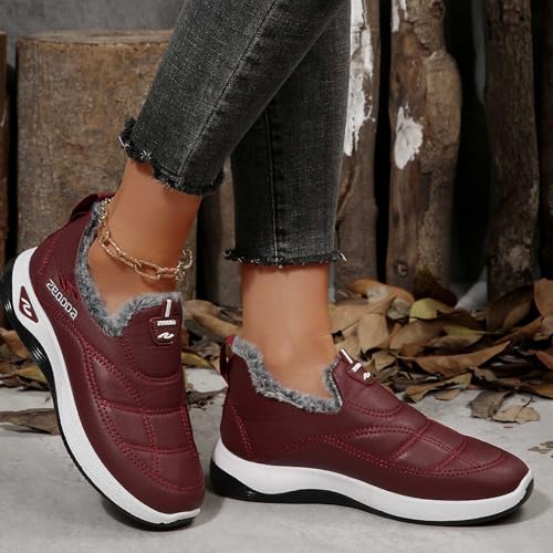 Baskets mode femme antidérapantes et confortables avec doublure polaire - 3