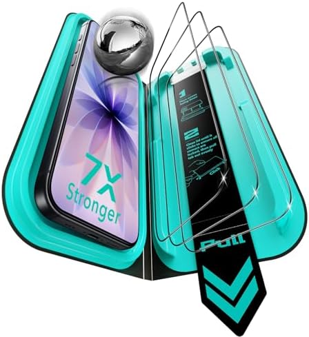 ESR 3 Pack for iPhone 17/iPhone 16 Pro Screen Protector, Armorite