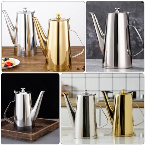 Hervidor de agua de acero inoxidable de 2l con mango antiescaldad para hogar 4