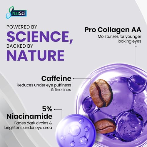 Image of Smart And Handsome 5% Niacinamide Hydrabright Xcellence Under Eye Cream|Caffeine Reduces Dark Circles & Puffiness|Pro-Collagen Aa -Moisturizes Under Eye Skin|Dermatologist Approved| 15g