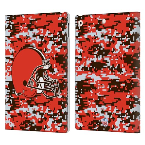 Pochette cuir iPad 10.2 NFL Cleveland Browns aux finitions graphiques haute définition