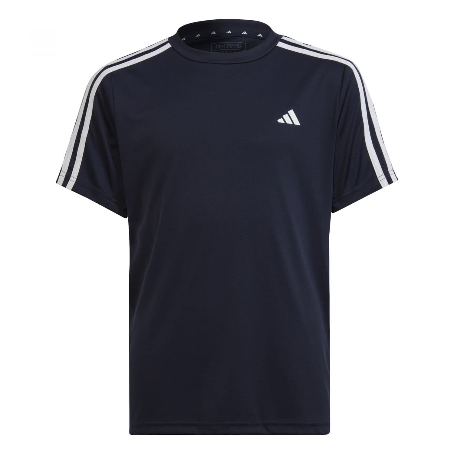adidas Boy's Train Essentials AEROREADY 3-Stripes Regular-Fit Tee, Legend Ink/White, 9-10 Years