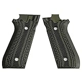 StonerCNC Full Checker G10 Grips Will Fit Taurus® PT92 PT 92 with Decocker (OD Green Black)