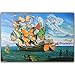 ATggqr Puzzle de 1000 Piezas para Adultos 50x75cm Salvador Dali Pintura Abstracta Barco de Mariposas Puzzle Rompecabezas para Niños Creativo Puzzle Regalos de Rompecabezas para la Damilia