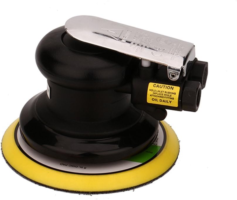 Air Random Orbital Sander, Pneumatic Polisher Grinding Sanding Tools (yellow)