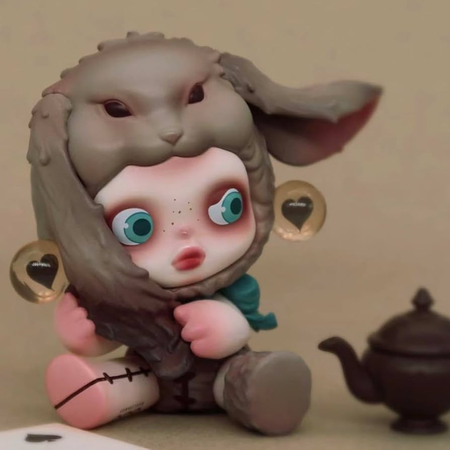 Amazon｜popmart skullpanda 可愛いうさぎ フィギュアカードあり