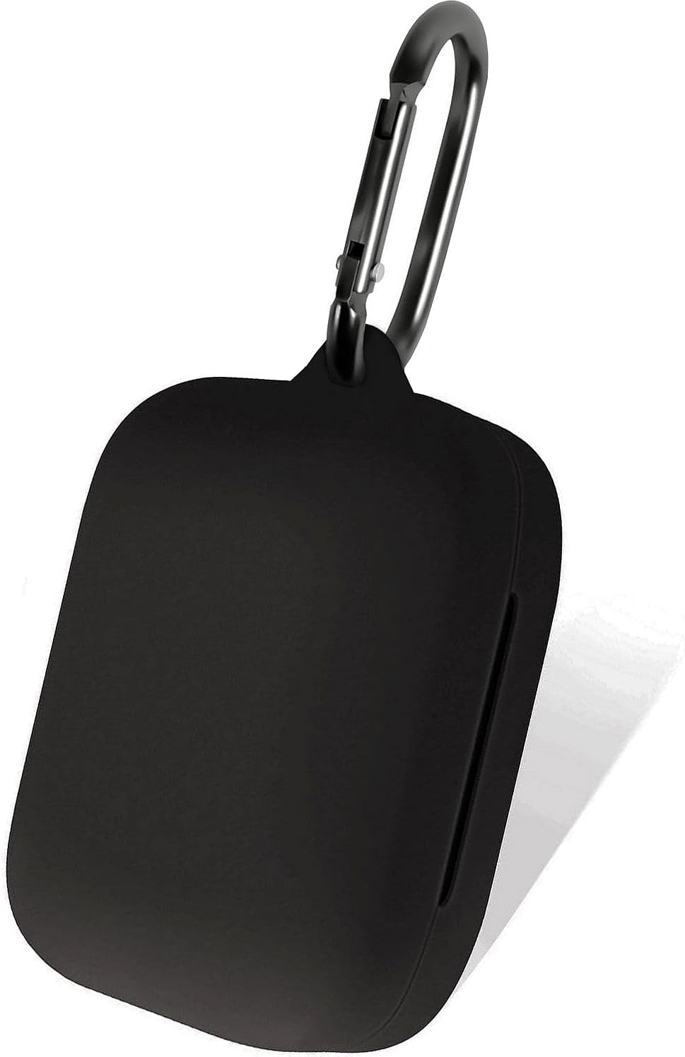 Geiomoo Silicone Case Compatible with OnePlus Buds Pro 2, Protective Cover with Carabiner (Black)