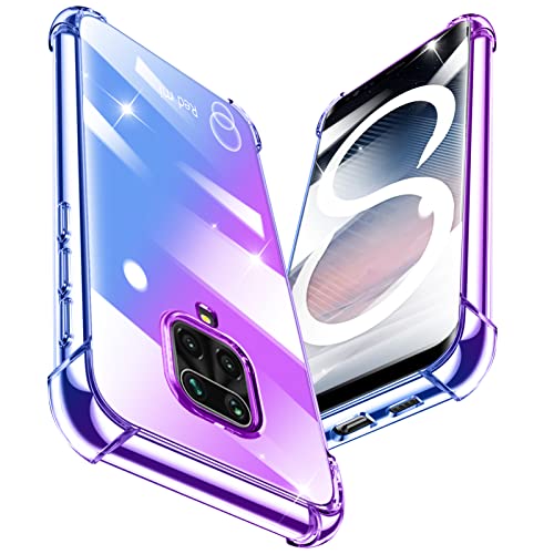 PNEWQNE Xiaomi RedMi Note 9S �p�P�[�X �O���f�[�V���� �N���A �S�ʕی�J�o�[ �ϏՌ� �Ռ��z�� tpu �ϐk �\�t�g�y�� ���^ �����h�~ �ČRMIL�K�i ���� �ϋv �X�g���b�v�z�[���t�� ���ϖh�~ �w��h�~ ����h�~ Qi���C