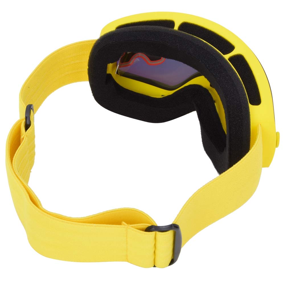 Lunettes de Ski D'extérieur, Grandes Lunettes de Protection Sphériques pour Enfants, Lunettes de Sport de Ski, Conception Respirante, Ceinture