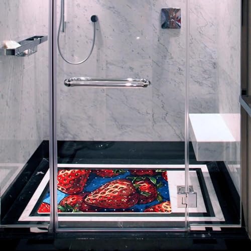 Alfombrilla de baño segura para evitar resbalones con secado rápido extralargo 7