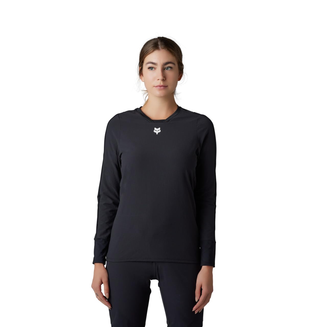 Fox Racing Womens Defend Thermal Mountain Bike Jersey Black