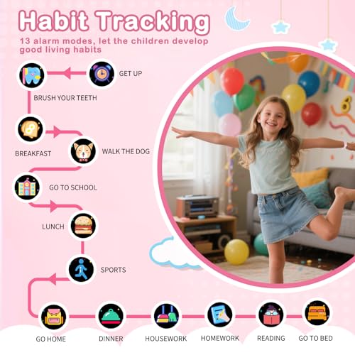 Image of Cosjoype Smart Watch for Kids Age 4-12, 39 Games Touchscreen Girls Watch with Video Camera Music Player Pedometer Flashlight, Toys Christmas Birthday Gifts for Kids Age 5 6 7 8 9