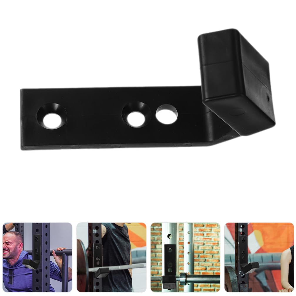 Happyyami 6pezzi Supporto per Bilanciere da Parete per Palestra e Casa Accessori per Sollevamento Pesi Materiale Facile Installazione e Riposto