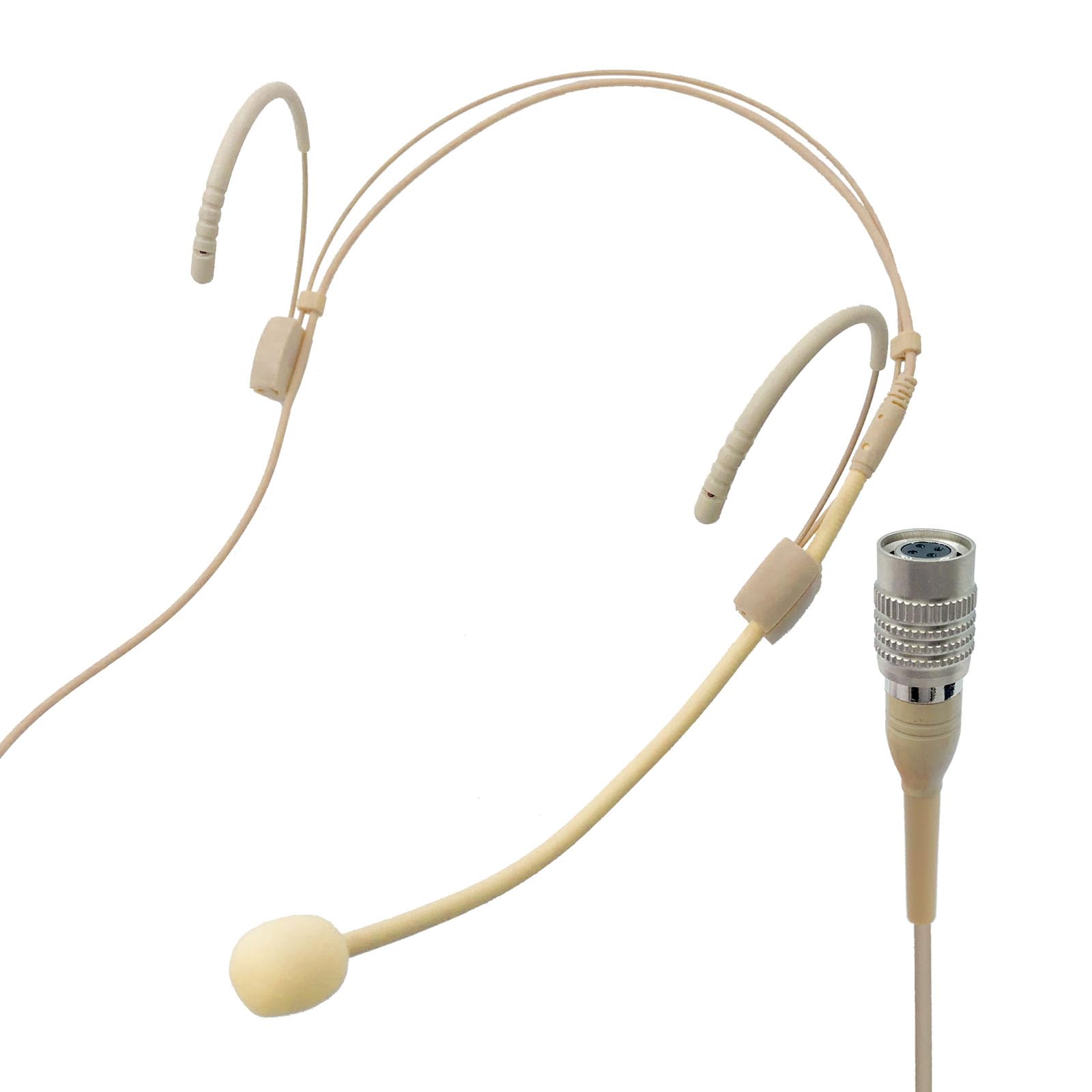 MICMXMO Single Microphone Headband Microphone Head Microphone Earpiece, Compatible with Audio-Technica Wireless Transmitter