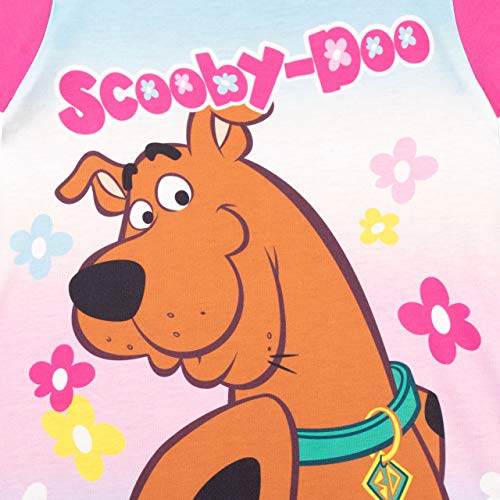 Scooby Doo Nightgown | Floral Girls Nightgowns | Scooby Sleepwear | Short Sleeve Girls' Nightgowns | Sizes 3T To 103