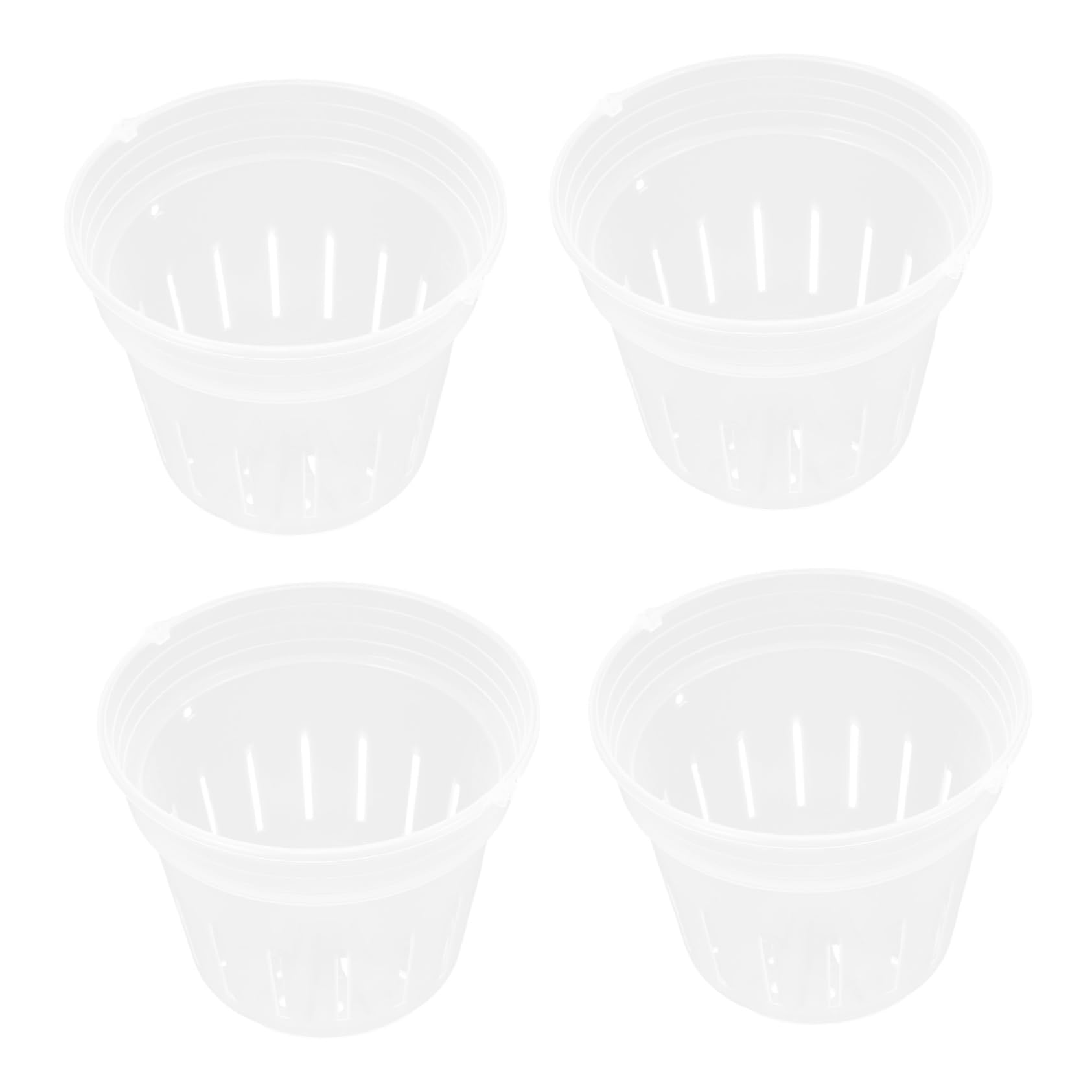 BESTonZON 4Pcs Orchid Planting Cups Breathable Nursery Pots for Gardening Durable and Deform Resistant for Orchids and Flowers for Gardens and Balconies