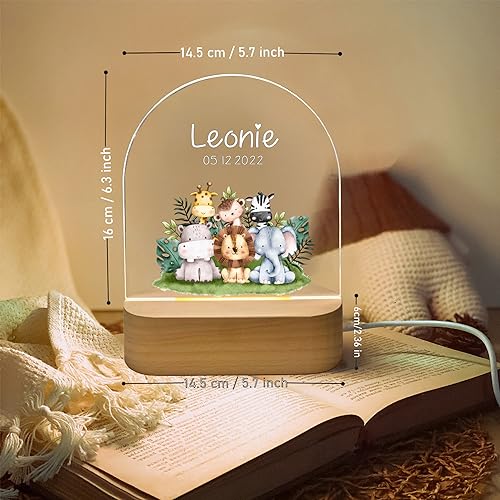 Lámpara de mesa personalizada LED para bebé Fallover G-09 miniatura 4