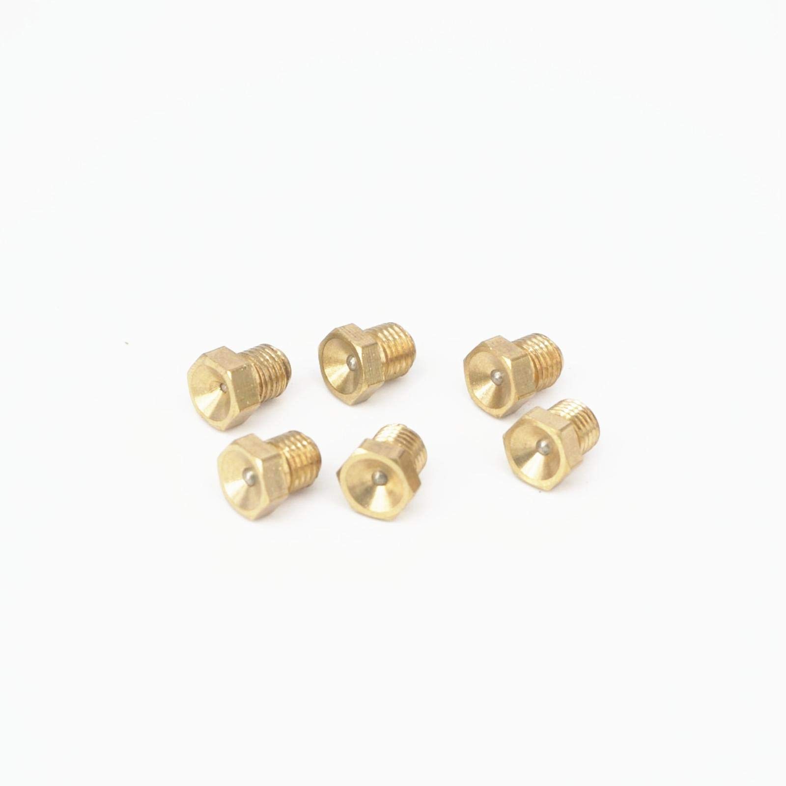 20 szt. M8 x 1 mm metryczny gwint męski spłukiwanie proste złączki sutkowe