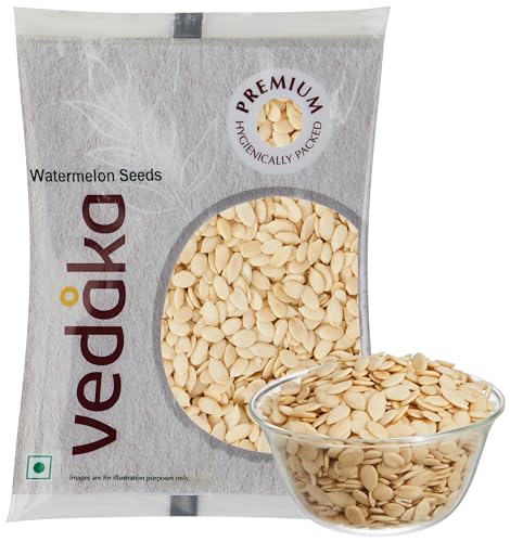 Amazon Brand - Vedaka Raw Watermelon Seeds | 200 g | Tarbuj Beej | Seeds for Snacking | Gluten-Free (B0D1BPDL5J) Amazon Price History, Amazon Price Tracker