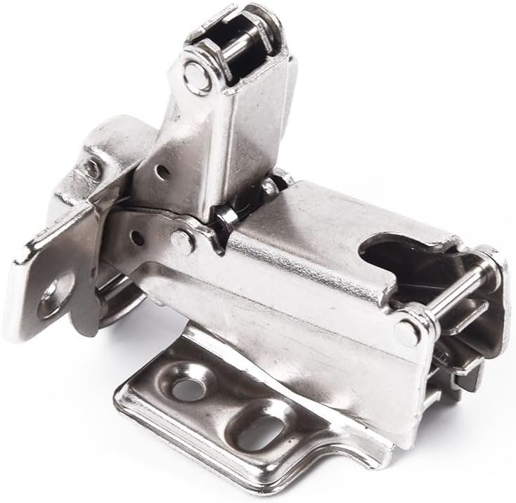 Heavy Duty 165 Degree Combination Hinge Corner Cabinets Nickel Plated Steel, Adjustable Door Opening Angle 135 170 Degrees