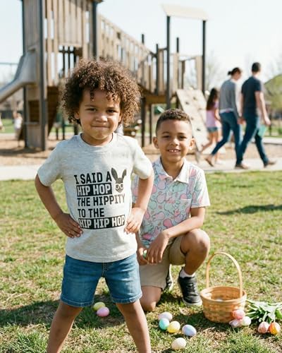 Image of Boys Short Sleeve Funny Graphic Tees for Toddler to Big Kid
