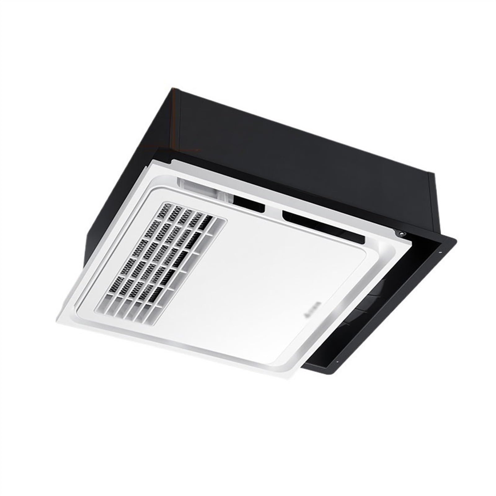 Extractor de aire Extractor de aire de techo integrado for baño, 30x30cm, calefacción de baño, ventilación, soplado de aire, calentador de aire for baño todo en uno Ventilador de suelo