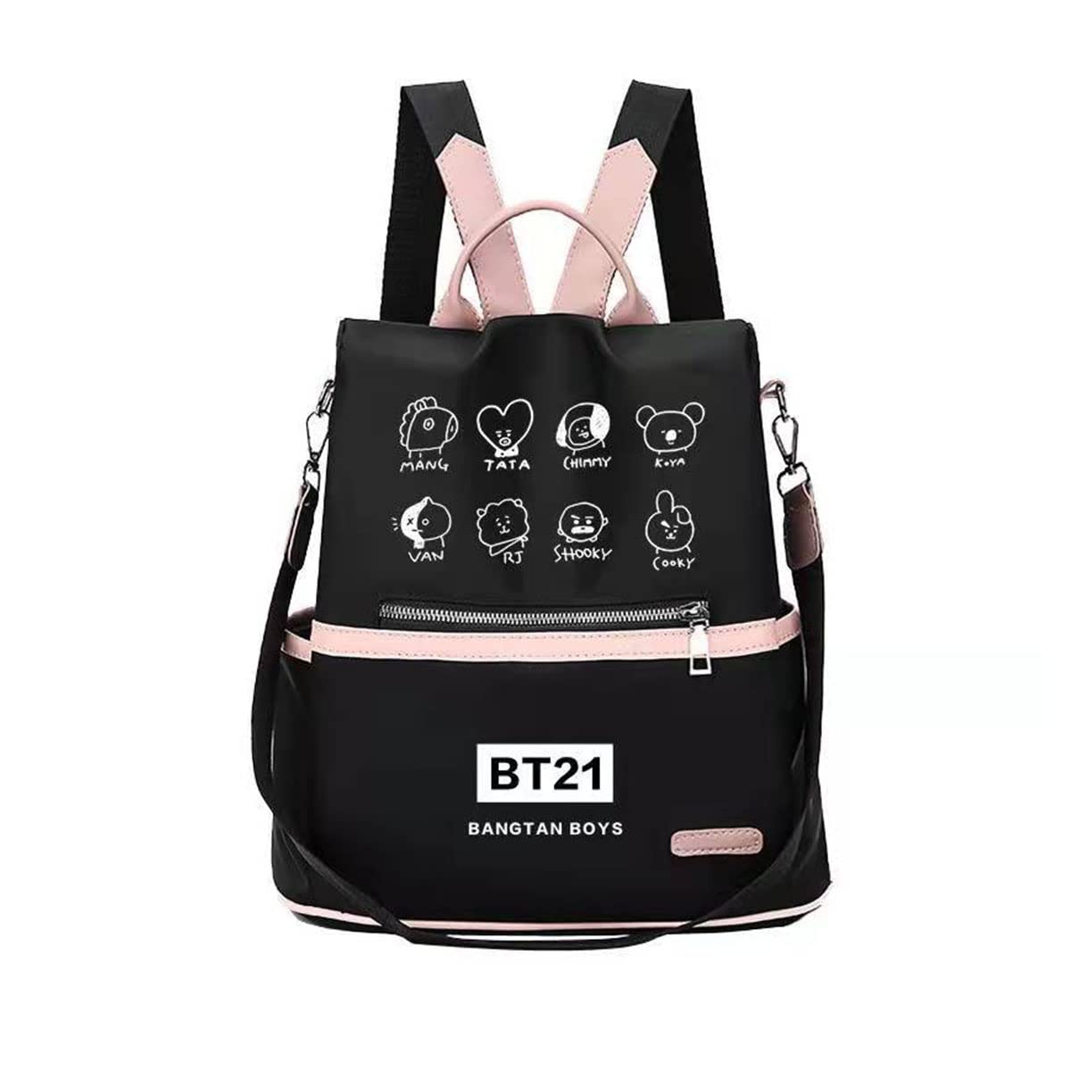 Kpop Figure Backpack Bags Purse for Girls Fans K pop Merch Merchandise Jimin Jin V SUGA Jungkook Jho