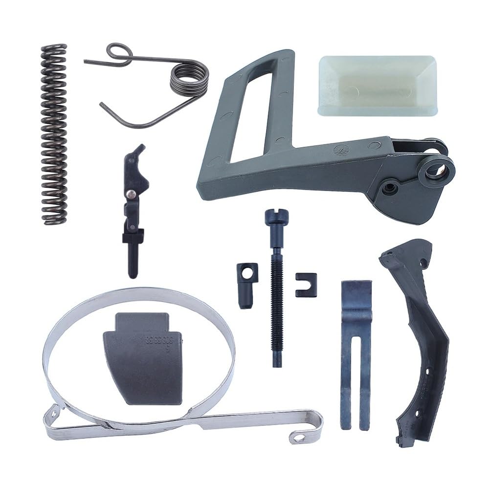 Kit de Protector de manija de Freno de Cadena, Tensor de Banda y Resorte for Motosierra 266, 268 y 272