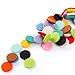 Maromalife 60 PCS Essential Oil Refill Pads, 0.67 Inch Felt Pads Aromatherapy Replacement Pads for Diffuser Necklace Diffuser Bracelet Car Diffuser Vent Clip Multi-Colored