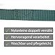 Führkette für Pferde | Sicheres Führen mit Eisenkette & Nylon Handgriff | Führleine geeignet für Hengst Hunde Pony Esel | Länge 2,10 m (Dunkelgrün)