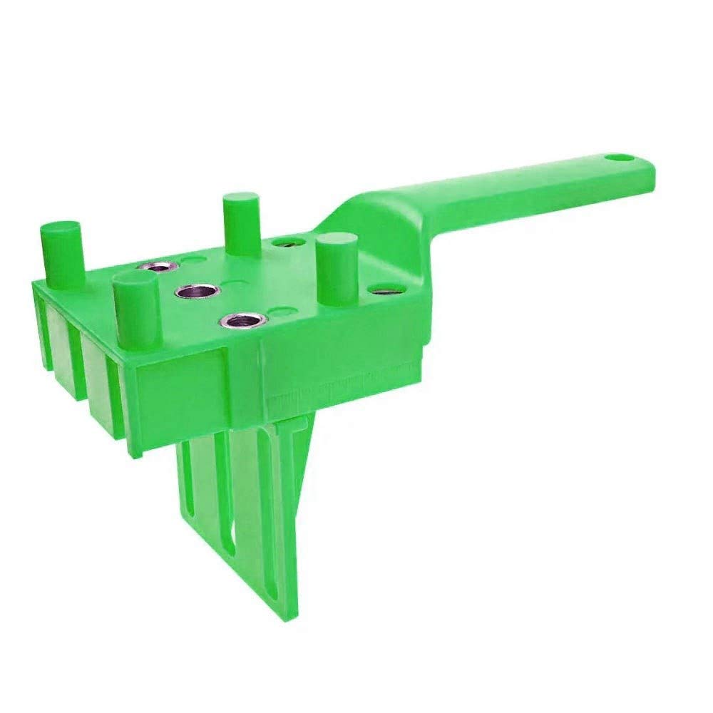 Taladro de mano de madera de metal de la manga enclavijar orificios de 6mm 8mm y 10mm verde