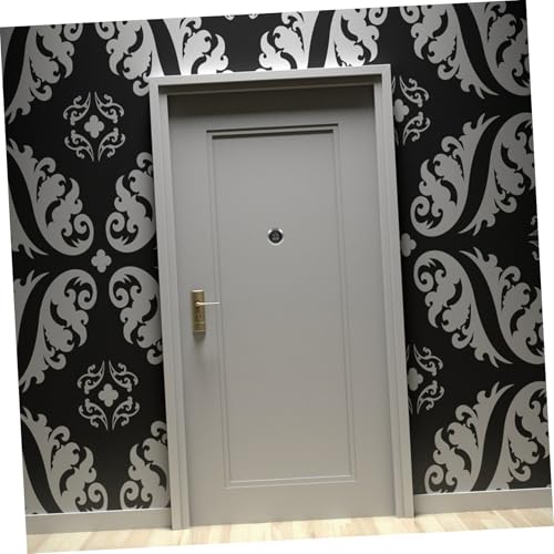 Holibanna 1 set Mirilla para puerta con taladro Visor de privacidad metálico Visor de seguridad para puerta para mayor privacidad y protección del hogar para apartamentos miniatura 6