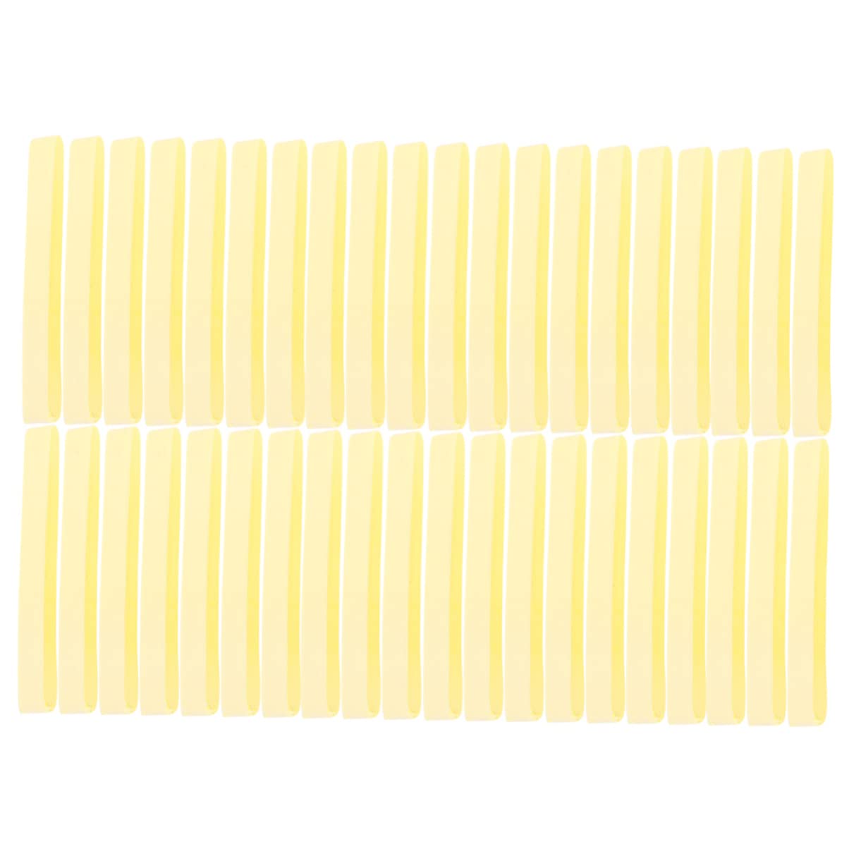 BESTYASH 60pcs Portable Powder Cleaning Compression Makeup Bars for Easy Facial Cosmetics Removal and Skin Friendly for Women and Yellow