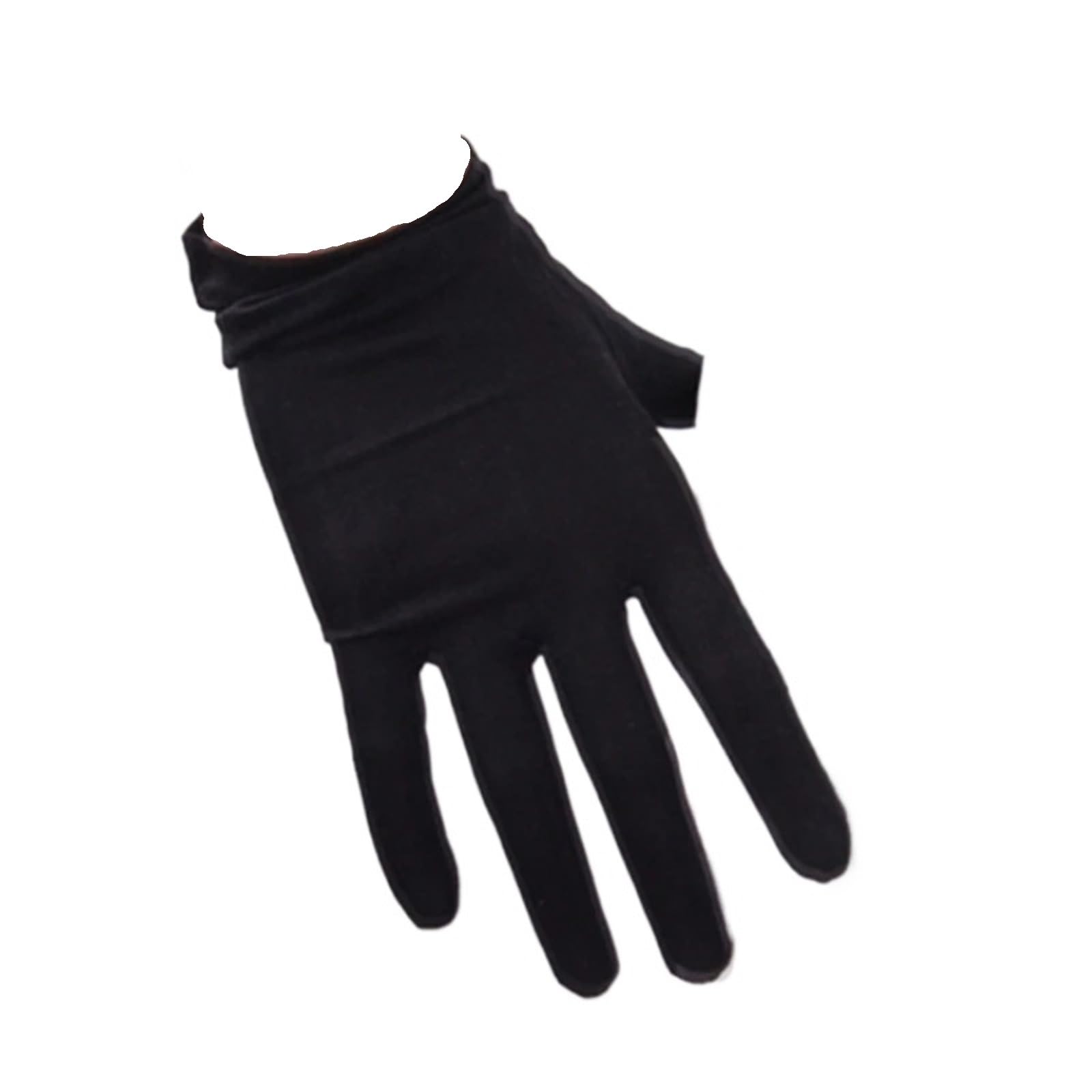JMORCO Sun Gloves Silk Gloves Female Summer Thin UV Sunscreen Breathable Sleep Moisturizing Elastic Touch Screen Driving Mittens(Black)