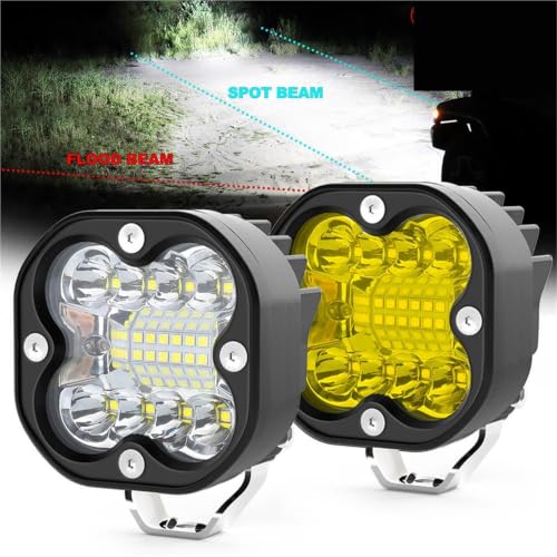 Focos de trabajo led 3 pulgadas 24V y 120W para faros delanteros de motos 2