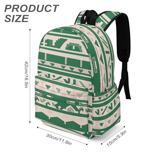 Heavy-Duty Backpack with Reinforced Base And Side Pockets, Four Seasons Print Print Travel Bag3
