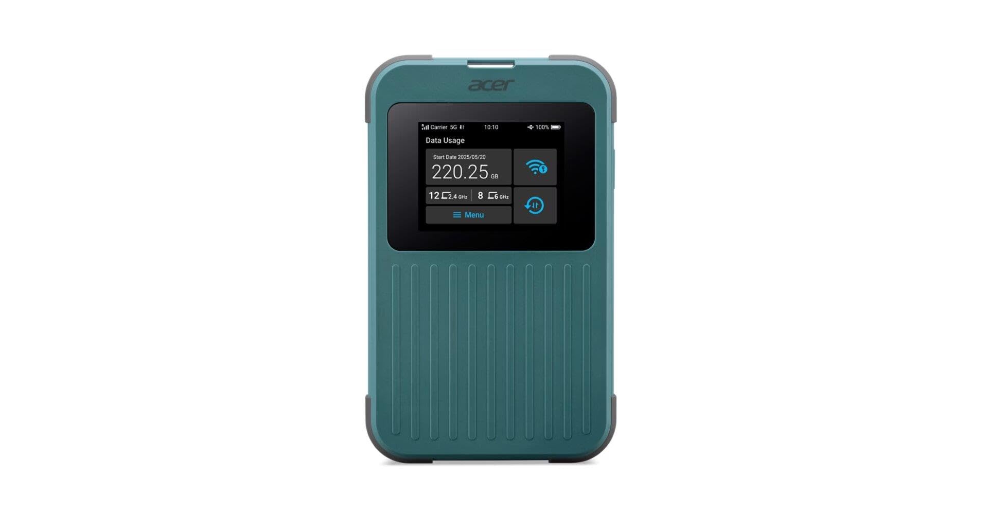 Acer Connect M4E - 1GB router wireless Dual-band [2.4 GHz/5 GHz] 5G (ACER CONNECT M4 MOBILES WIFI - 5G MIT WIFI 6 [BIS ZU 16 GERTE])