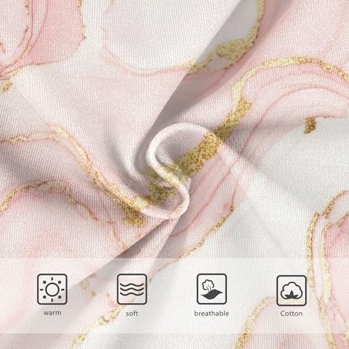 Flower Girls Underwear Toddlers 2t Cotton Cute Panties Girl Pink White Marble Swirls Gold Kids Undies Briefs3