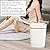 SUNFECILI 12L Automatic Trash Can,Smart Trash Can,Touchless Motion Sensor Trash Can,Waterproof Wastebasket Intelligent Garbage Can with Lid for Bedroom Bathroom Office Kitchen, White