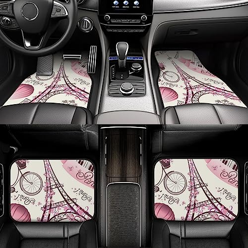 Tapis auto Tour Eiffel antidérapants contre les salissures - 6