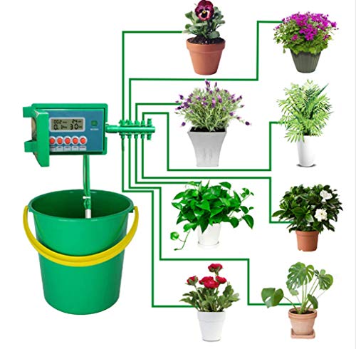 GTFHUH Automatic Micro Home Drip Irrigation Watering Kits System Sprinkler with Smart Controller for Garden,Bonsai Indoor Use